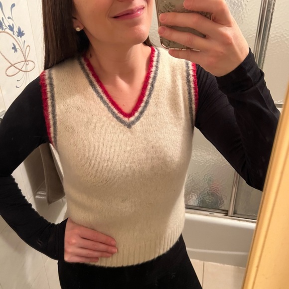 Vintage Abercrombie Wool Sweater Vest - Picture 3 of 13
